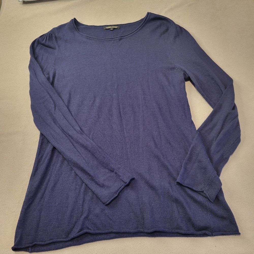 Jeanne Pierre Cashmere Infused Navy Size Small